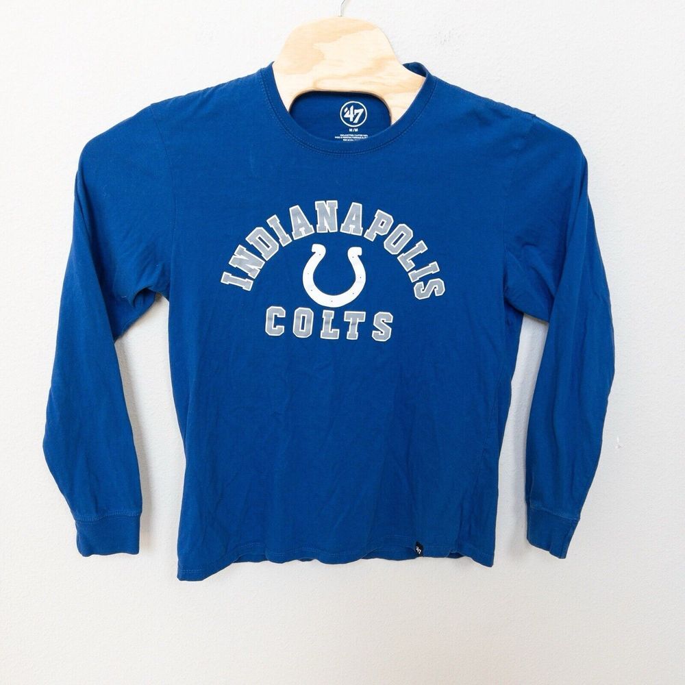 47 Brand NFL Indianapolis Colts‎ Long Sleeve T Shirt Mens Medium